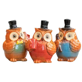 3Pcs Colorful Creative Desktop Decoration Owl Shape Ceramic Crafts Table Ornament for Home Office(Assorted Color)
3Pcs Colorful Creative Desktop Decoration Owl Shape Ceramic Crafts Table Ornament for Home Office(Assorted Color)