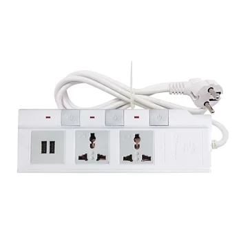 Extension Board EU AU Plug Multiprise 2/3 AC Universal Outlet 2USB Port Individual switch 1.8M Power Extension Cord
Extension Board EU AU Plug Multiprise 2/3 AC Universal Outlet 2USB Port Individual switch 1.8M Power Extension Cord