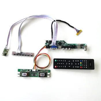 For HSD190ME12-A10/A11 LVDS 4CCFL 30Pin LCD panel monitor HDMI VGA USB AV RF keyboard+Remote+Inverter T.V56 drive card board Kit
For HSD190ME12-A10/A11 LVDS 4CCFL 30Pin LCD panel monitor HDMI VGA USB AV RF keyboard+Remote+Inverter T.V56 drive card board Kit