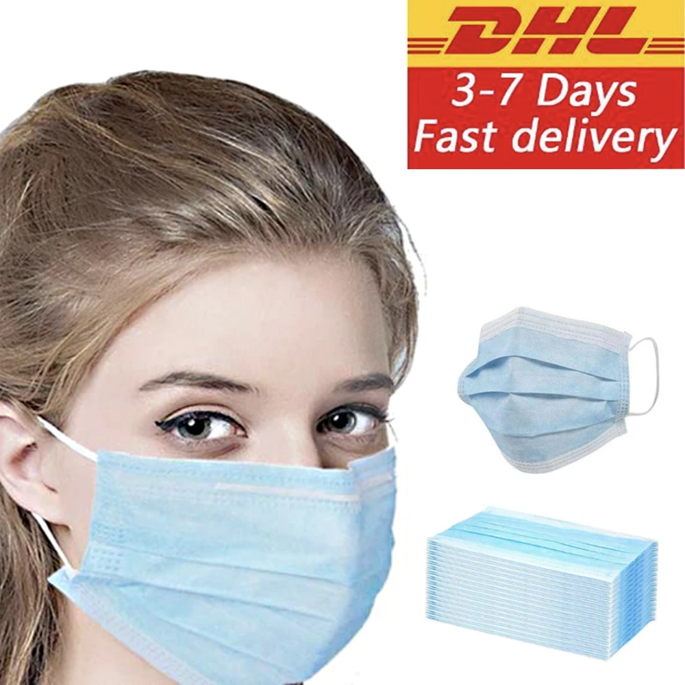 Wholesale Face Mask Mouth Masks Disposable Anti-dust Bacterial Proof Masks Block Saliva Fast Delivery 50 100 200 1000 Pcs
Wholesale Face Mask Mouth Masks Disposable Anti-dust Bacterial Proof Masks Block Saliva Fast Delivery 50 100 200 1000 Pcs
