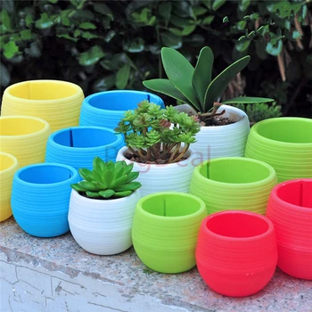 10pcs Colorful Round Plastic Plant Pots Water Storage Lazy Flower Pot Indoor Potted Home Office Garden Decor Planter SML
10pcs Colorful Round Plastic Plant Pots Water Storage Lazy Flower Pot Indoor Potted Home Office Garden Decor Planter SML