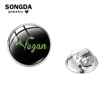 SONGDA Vegan Badge Lapel Pins Gift I Love Vegan Food Transparent Glass Dome Stainless Steel Pin Clothes Hat Backpack Accessories
SONGDA Vegan Badge Lapel Pins Gift I Love Vegan Food Transparent Glass Dome Stainless Steel Pin Clothes Hat Backpack Accessories