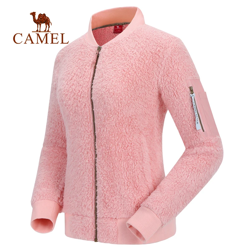 

CAMEL Women Men Fleece Jacket Trekking Hiking Clothing Outdoor Softshell Sports Warm Windproof Snowwolf