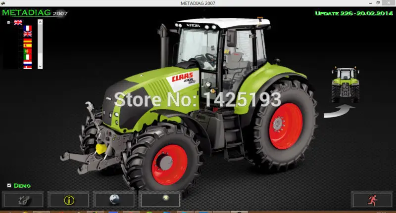 

For Claas MetaDiag 2007 (Update 2016)