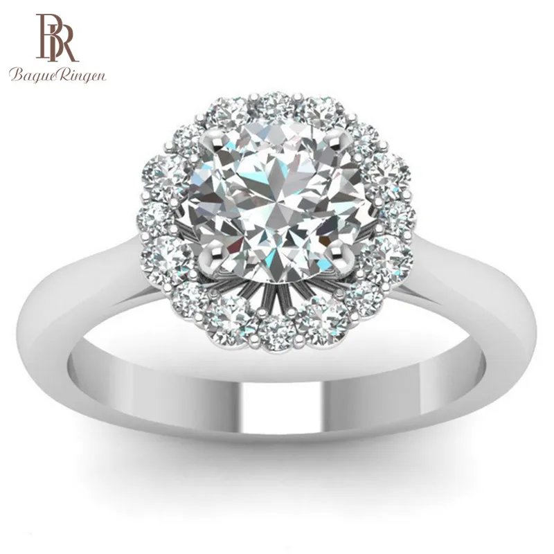 Bague Ringen 100% Real S925 Sterling silver Ring Created Moissanite Diamond Ring Classic Simple Proposal Ring Fine Jewelry Gift
Bague Ringen 100% Real S925 Sterling silver Ring Created Moissanite Diamond Ring Classic Simple Proposal Ring Fine Jewelry Gift