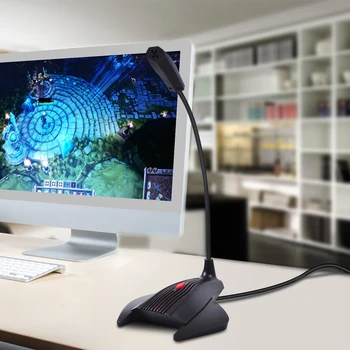 New Wired Microphone USB Studio Gaming 360 Omnidirectionnel PC Microphone for Computer Desktop Professional Dual Mic LED Mic
New Wired Microphone USB Studio Gaming 360 Omnidirectionnel PC Microphone for Computer Desktop Professional Dual Mic LED Mic