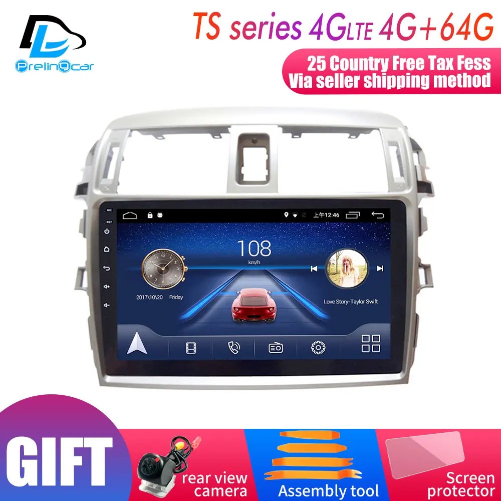 4G LTE Android 9.0 car gps multimedia video radio player in dash for toyota Corolla 2009-2013 years navigation stereo
4G LTE Android 9.0 car gps multimedia video radio player in dash for toyota Corolla 2009-2013 years navigation stereo