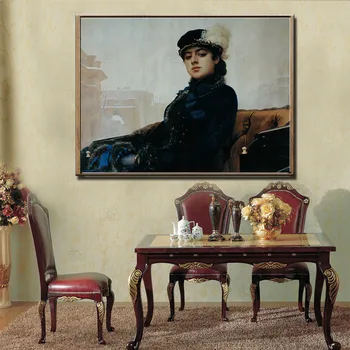 Russia Artist Ivan Kramskoy THE UNKNOWN GIRL Canvas Print Painting Home Decor Wall Art For Living Room Home Decoration Gift
Russia Artist Ivan Kramskoy THE UNKNOWN GIRL Canvas Print Painting Home Decor Wall Art For Living Room Home Decoration Gift