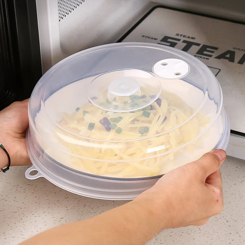 Kitchen Stackable Sealing Disk Cover Vent Fresh-keeping Universal Plate Bowl Cover Large Microwave Splatter Cover Lid with Steam
Kitchen Stackable Sealing Disk Cover Vent Fresh-keeping Universal Plate Bowl Cover Large Microwave Splatter Cover Lid with Steam