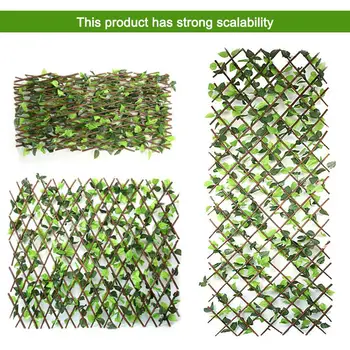Garden Green Vine Fence Privacy Hedge Screen Telescopic Privacy Fence Suitable for Outdoor Indoor Garden Fence Backyard
Garden Green Vine Fence Privacy Hedge Screen Telescopic Privacy Fence Suitable for Outdoor Indoor Garden Fence Backyard