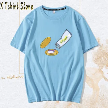 Hillbilly New fashion print T-shirt Toothpaste sandwich biscuit spoof clothes short sleeve Harajuku New top casual tee shirt wom
Hillbilly New fashion print T-shirt Toothpaste sandwich biscuit spoof clothes short sleeve Harajuku New top casual tee shirt wom