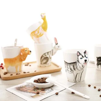 3D Animals Ceramic Mug Large Capacity Hand-painted Coffee Cup Heat-resistant Milk Breakfast Tumble Household Kitchen Drinkware
3D Animals Ceramic Mug Large Capacity Hand-painted Coffee Cup Heat-resistant Milk Breakfast Tumble Household Kitchen Drinkware