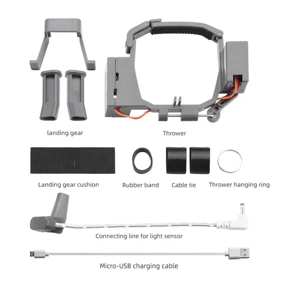 For DJ1 Mavic Pro Throwing Rudder Machine Delivery Modified Release Hanging Parachute Drone Accessories
For DJ1 Mavic Pro Throwing Rudder Machine Delivery Modified Release Hanging Parachute Drone Accessories
