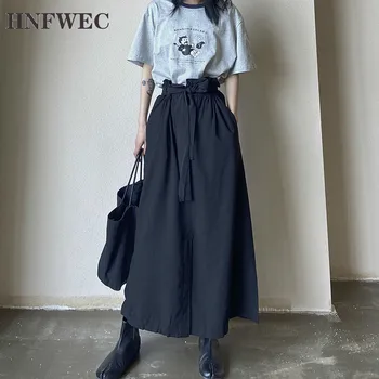 High Elastic Waist Black Pocket Waistband Leisure Half-body Skirt Women Fashion Tide New Spring Summer 2020 T540
High Elastic Waist Black Pocket Waistband Leisure Half-body Skirt Women Fashion Tide New Spring Summer 2020 T540