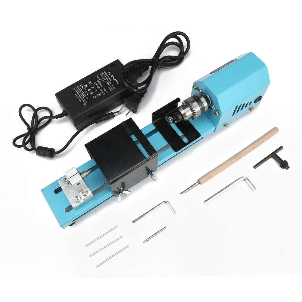 150W Mini Lathe Beads Machine Woodwork DIY Lathe DC 12 - 24V 1500-7000rpm Speed Adjustable Grinding Cutting Polishing Drill Tool
150W Mini Lathe Beads Machine Woodwork DIY Lathe DC 12 - 24V 1500-7000rpm Speed Adjustable Grinding Cutting Polishing Drill Tool