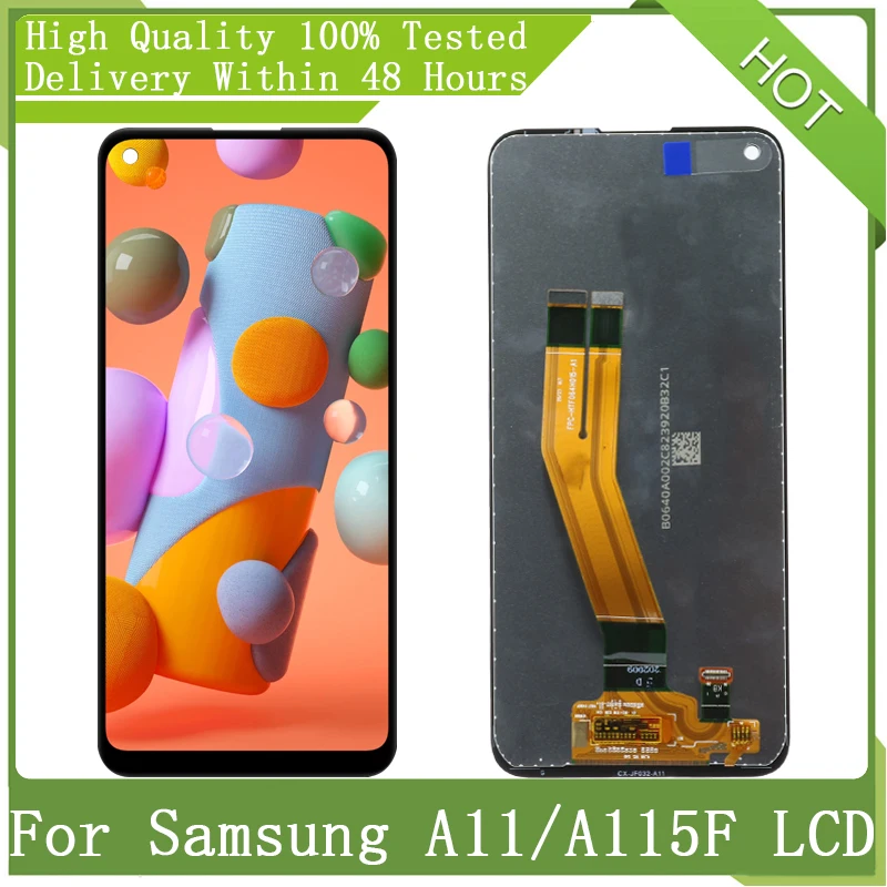 AMOLED дисплей 6 4 дюйма для Samsung Galaxy A11 A115 A115F A115F/Ds с рамкой ЖК сенсорный экран дигитайзер в сборе запасные