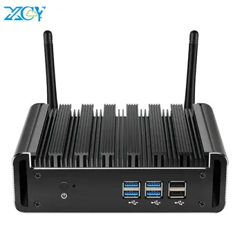 

XCY Mini PC Intel Pentium 4405U Processor 8GB DDR3L 120GB SSD HDMI VGA 4*USB3.0 2*USB2.0 300Mbps WiFi Windows 10 Computer Nuc