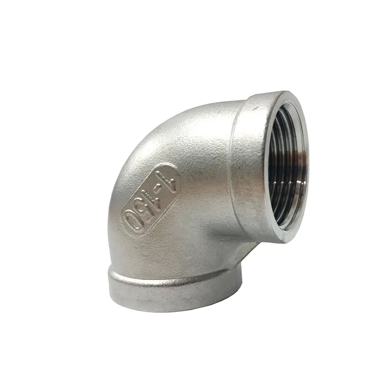 DN8-DN50"Elbow 90 Degree Angled F/F Stainless Steel SS304 Female* FemaleThreaded Pipe Fittings
DN8-DN50"Elbow 90 Degree Angled F/F Stainless Steel SS304 Female* FemaleThreaded Pipe Fittings