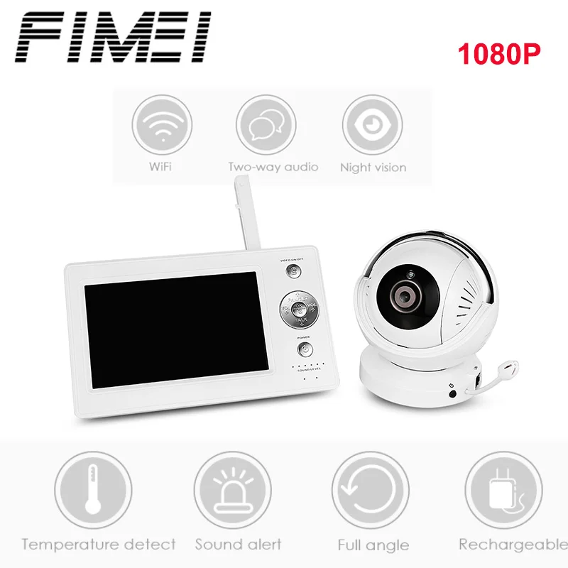 HD Newborn Baby Monitor With Zoomable Night Vision 1080P HD Digital Color Camera 1/3 Inch COMS 1000mAh Battery 340degree IP Cam
HD Newborn Baby Monitor With Zoomable Night Vision 1080P HD Digital Color Camera 1/3 Inch COMS 1000mAh Battery 340degree IP Cam