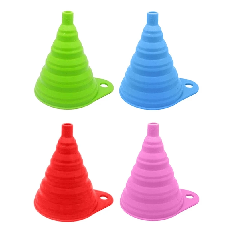 10 Pcs for Mini Foldable Funnel Silicone Collapsible Funnel Kitchen Cooking Tools
10 Pcs for Mini Foldable Funnel Silicone Collapsible Funnel Kitchen Cooking Tools