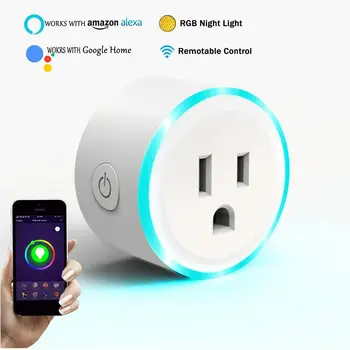 Mini Smart wifi Socket Night Light Wifi Wireless Timer Plug US Outlet Socket WIFI App Control LED Ambient light Smart Socket
Mini Smart wifi Socket Night Light Wifi Wireless Timer Plug US Outlet Socket WIFI App Control LED Ambient light Smart Socket