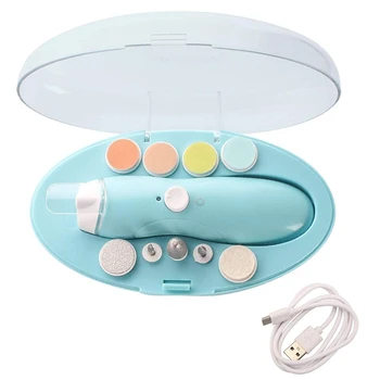 Baby Nail Trimmer Rechargeable, Safe Electric Nail Clippers for Newborn Infant Toddler Kids Toes and Fingernails (Blue)
Baby Nail Trimmer Rechargeable, Safe Electric Nail Clippers for Newborn Infant Toddler Kids Toes and Fingernails (Blue)
