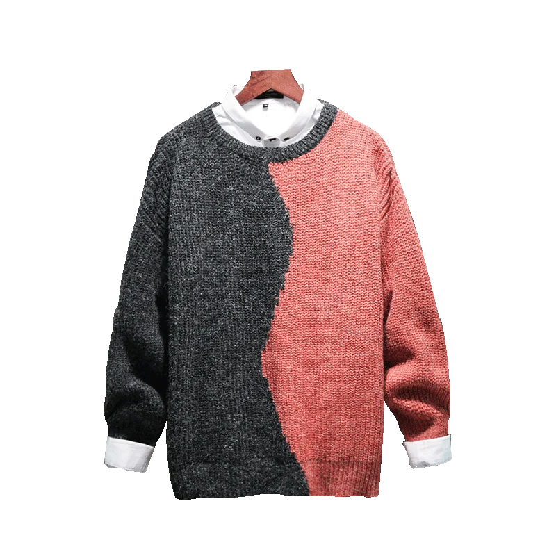 Mens sweaters wool warm pullovers Autumn Winter Tops knitted Long Sleeve Round Neck Male stitching Sweater Clothing 5xl
Mens sweaters wool warm pullovers Autumn Winter Tops knitted Long Sleeve Round Neck Male stitching Sweater Clothing 5xl