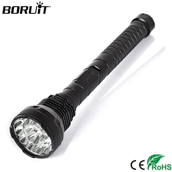 BORUIT Tactical 15T6 LED Flashlight Super Bright LED Torch Light Hunting Lantern 15T6+4x26650 Battery+Charger Waterproof Light
BORUIT Tactical 15T6 LED Flashlight Super Bright LED Torch Light Hunting Lantern 15T6+4x26650 Battery+Charger Waterproof Light