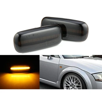 CARALL LN1012Y Kit arrow Side Led Side Marker black lens Fume orange light for Audi TT A2 8L A3 s3 B5 A4 S4 RS4 A6 S6 
CARALL LN1012Y Kit arrow Side Led Side Marker black lens Fume orange light for Audi TT A2 8L A3 s3 B5 A4 S4 RS4 A6 S6