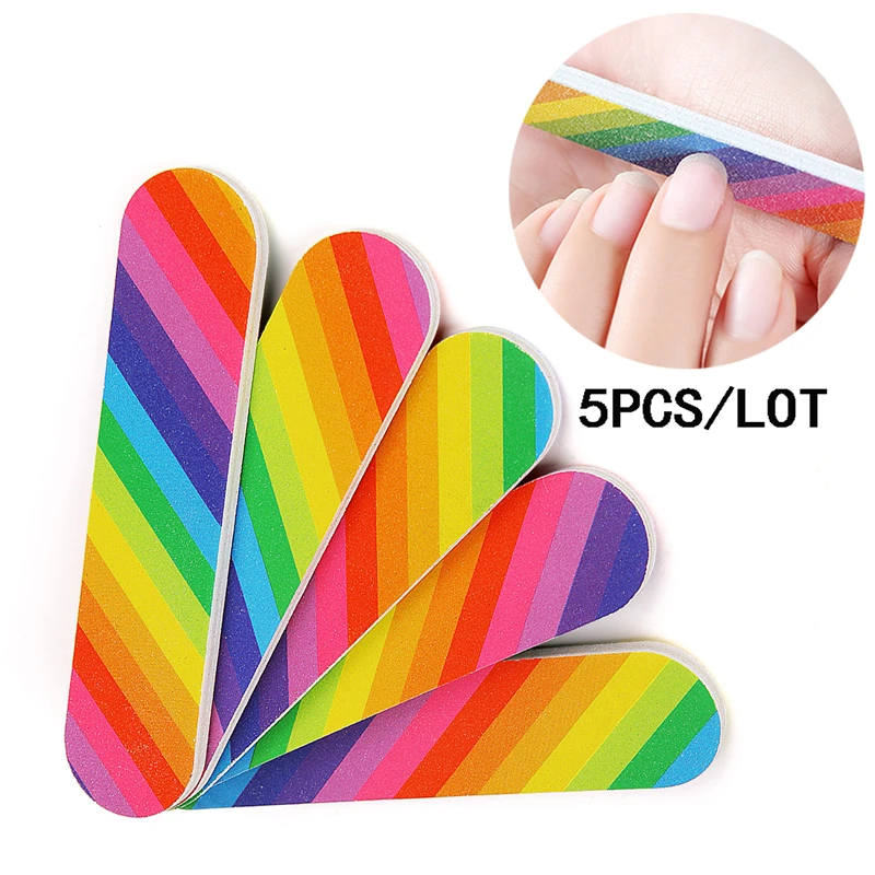 5pcs/lot Mini Rainbow Nail File Block Sanding Buffing Remove Acrylic Gel Polish Nail Files for Manicure Pedicure Tools Accessory
5pcs/lot Mini Rainbow Nail File Block Sanding Buffing Remove Acrylic Gel Polish Nail Files for Manicure Pedicure Tools Accessory