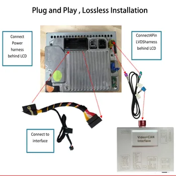 Car Multimedia Kit Video Interface For Ford Edge Escape Fusion MKX Explorer Kuga Sync 3 Systems With Parking Guidelines
Car Multimedia Kit Video Interface For Ford Edge Escape Fusion MKX Explorer Kuga Sync 3 Systems With Parking Guidelines