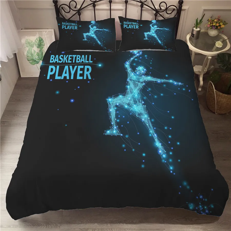 A Bedding Set 3D Printed Duvet Cover Bed Set Basketball Home Textiles for Adults Bedclothes with Pillowcase #LQ10
A Bedding Set 3D Printed Duvet Cover Bed Set Basketball Home Textiles for Adults Bedclothes with Pillowcase #LQ10