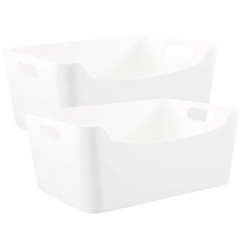 Storage Bins - Plastic Organizers and Storage, Versatile Kitchen Pantry Organization and Storage, Bathroom Organizer, Under Sink
Storage Bins - Plastic Organizers and Storage, Versatile Kitchen Pantry Organization and Storage, Bathroom Organizer, Under Sink