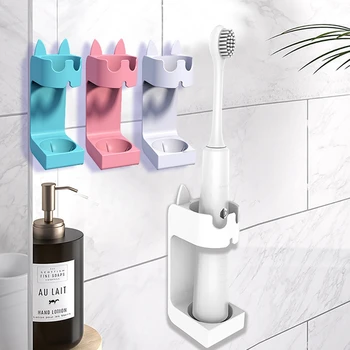 1Pc Creative Cat Electric Toothbrush Holder Traceless Wall Mount Stand Rack Toothbrush Organizer Bathroom Accessories
1Pc Creative Cat Electric Toothbrush Holder Traceless Wall Mount Stand Rack Toothbrush Organizer Bathroom Accessories