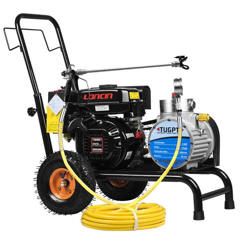 Gasoline Powered High Pressure Airless Sprayer Building Paint Latex Paint Paint Spraying Machine High Efficiency Painting Tools
Gasoline Powered High Pressure Airless Sprayer Building Paint Latex Paint Paint Spraying Machine High Efficiency Painting Tools