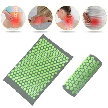 Convenient Acupressure Massage Mat Relieve Stress Yoga Massage Spike Cushion Sponge Pads Pillow with Cloth Bag Exercise Supplies
Convenient Acupressure Massage Mat Relieve Stress Yoga Massage Spike Cushion Sponge Pads Pillow with Cloth Bag Exercise Supplies