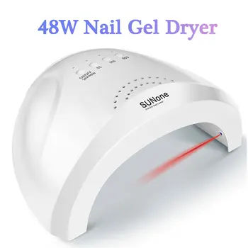 48W SUNONE UV LED Nail Lamp for Nails Gel Polish Drying Lamp 30 LEDs Fast Curing Nail Gel Dryer for Manicure Gel Dryer Lamp
48W SUNONE UV LED Nail Lamp for Nails Gel Polish Drying Lamp 30 LEDs Fast Curing Nail Gel Dryer for Manicure Gel Dryer Lamp