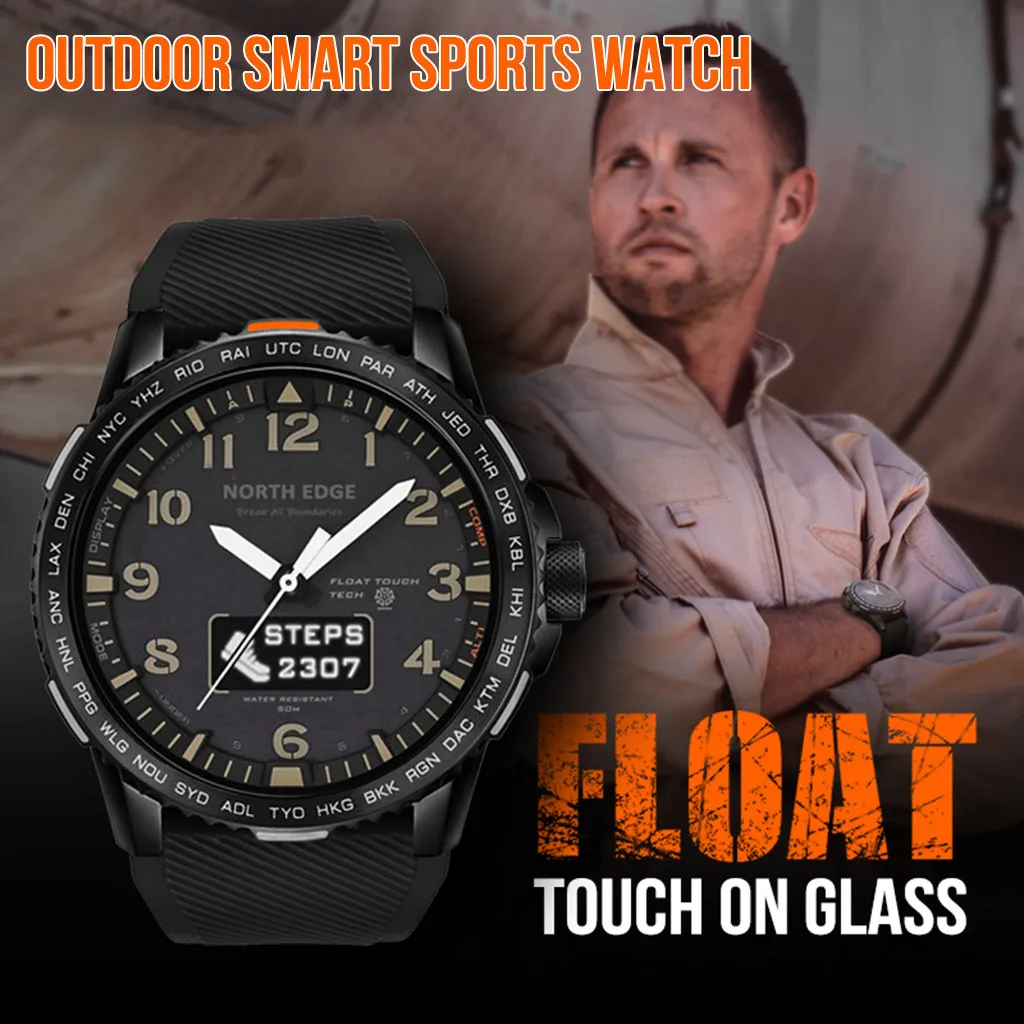 Outdoor Smart Sports Watch Waterproof Multifunction Sleep Monitor Heart Rate Fitness Dual display touch screen Wrist watch
Outdoor Smart Sports Watch Waterproof Multifunction Sleep Monitor Heart Rate Fitness Dual display touch screen Wrist watch