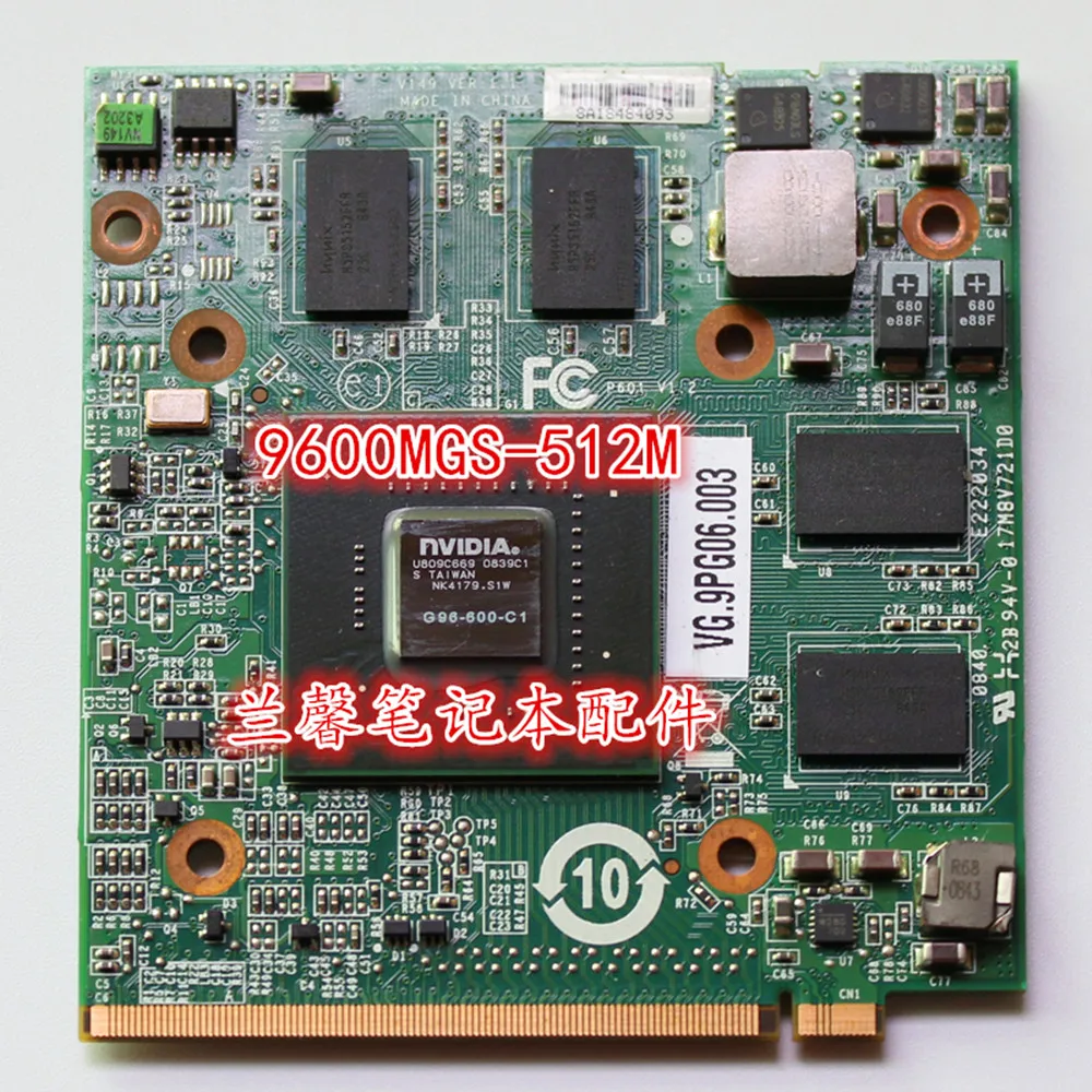 Для nVidia GeForce 9600MGS 9600 M GS 256 MB графическая карта видео-Card For Acer Aspire 4930 5930 6930 6935 7530 7730 9730