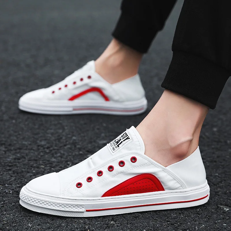 Autumn 2019 Lazy Canvas Shoes Men Loafers New Air-permeable Leisure Two-Wear Skateboarding Casual Shoes Men White Shoes
Autumn 2019 Lazy Canvas Shoes Men Loafers New Air-permeable Leisure Two-Wear Skateboarding Casual Shoes Men White Shoes