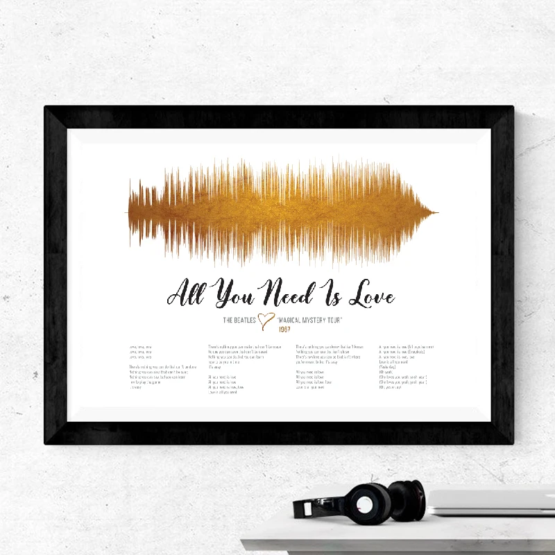 All you need is Love Canvas Print Home Decor