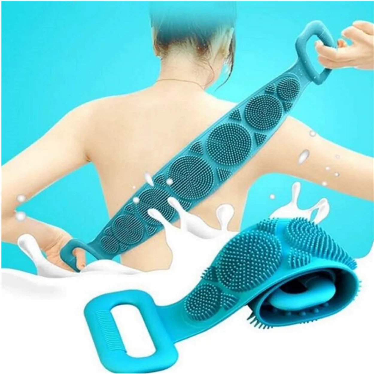 2pcs Silicone Bath Towels Back Brushes Rubbing Belt Back Scrubber Body Exfoliating Massage Shower For Skin Cleaning Shower Strap
2pcs Silicone Bath Towels Back Brushes Rubbing Belt Back Scrubber Body Exfoliating Massage Shower For Skin Cleaning Shower Strap