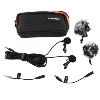 COMICA microfone CVM-D02 Mini Compact Universal Microphone with Double Mics for Smartphones Action Camera wireless microphone
COMICA microfone CVM-D02 Mini Compact Universal Microphone with Double Mics for Smartphones Action Camera wireless microphone