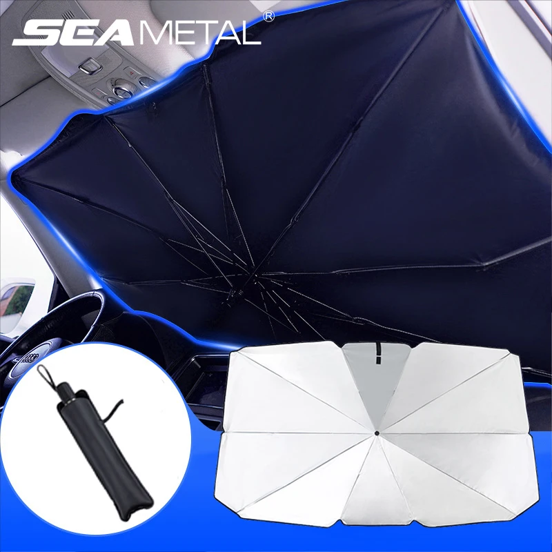 Car Windshield Sun Shade Umbrella Retractable UV Reflection Auto Sunshade Cover Front Window Sun Protect for Car Easy to Storage
Car Windshield Sun Shade Umbrella Retractable UV Reflection Auto Sunshade Cover Front Window Sun Protect for Car Easy to Storage