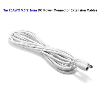 50pcs Solar Panel DC Cable 5.5*2.1mm Jack 12V Connectors Power Extension Cables 20AWG 3m Copper Wires For CCTV Camera Lamp Light
50pcs Solar Panel DC Cable 5.5*2.1mm Jack 12V Connectors Power Extension Cables 20AWG 3m Copper Wires For CCTV Camera Lamp Light