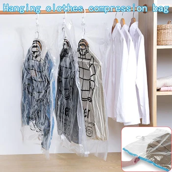 Vacuum Compression Bag To Save Space For Foldable Clothes Can Hang Hook Storage Down Jacket Suit Bags Clothing Dustproof Cover
Vacuum Compression Bag To Save Space For Foldable Clothes Can Hang Hook Storage Down Jacket Suit Bags Clothing Dustproof Cover