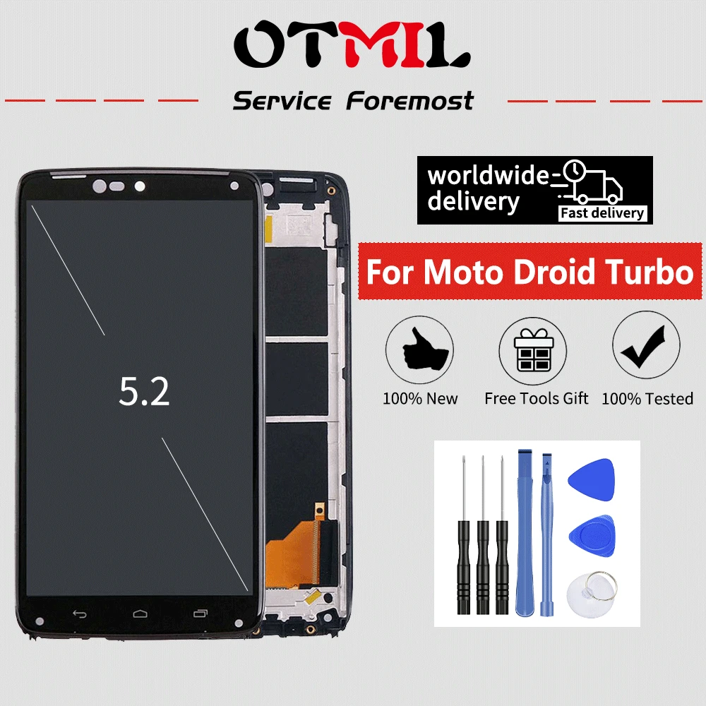 5.2"For Motorola Moto Droid Turbo LCD Display Touch Screen with Frame Digitizer For Motorola Moto Maxx Display XT1254 XT1225 LCD
5.2"For Motorola Moto Droid Turbo LCD Display Touch Screen with Frame Digitizer For Motorola Moto Maxx Display XT1254 XT1225 LCD