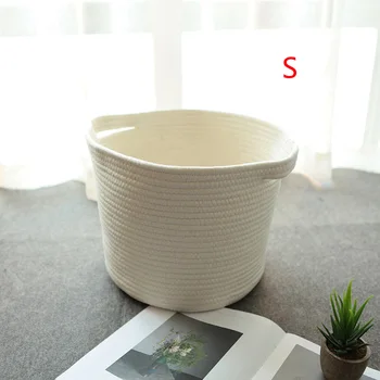 Practical Kids Toys Container With Handle Strap Household Multifunction Clothing Useful Round Durable Cotton Rope Laundry Holder
Practical Kids Toys Container With Handle Strap Household Multifunction Clothing Useful Round Durable Cotton Rope Laundry Holder