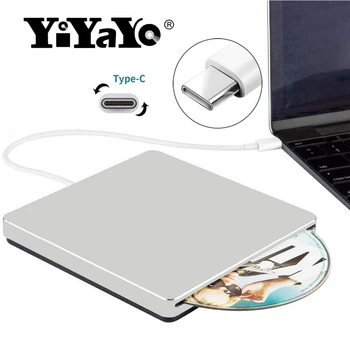 YiYaYo USB-C External CD Drive DVD CD VCD ROM Reader DVD RW Burner Rewriter Writer Player for Laptop/Desktop Windows MAC OS
YiYaYo USB-C External CD Drive DVD CD VCD ROM Reader DVD RW Burner Rewriter Writer Player for Laptop/Desktop Windows MAC OS