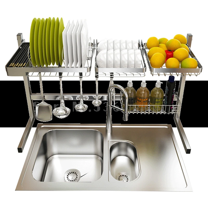 Domestic sink drain rack sink kitchen storage rack sink stainless steel dish rack
Domestic sink drain rack sink kitchen storage rack sink stainless steel dish rack